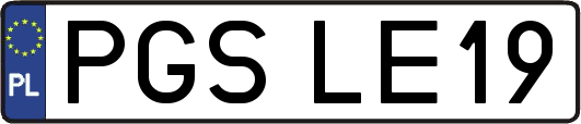 PGSLE19