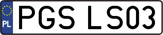 PGSLS03