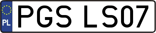 PGSLS07
