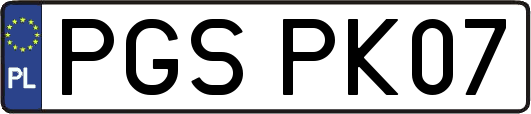PGSPK07