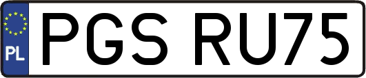 PGSRU75