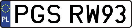 PGSRW93