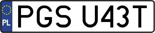 PGSU43T