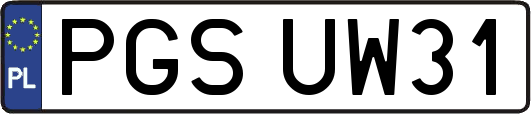 PGSUW31