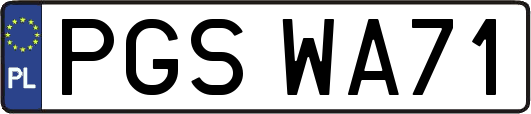 PGSWA71
