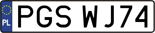 PGSWJ74