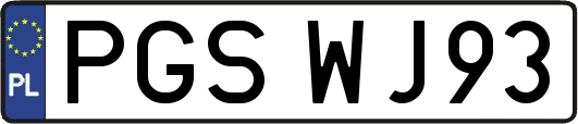 PGSWJ93