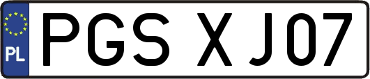 PGSXJ07