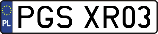 PGSXR03