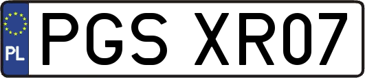 PGSXR07