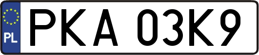 PKA03K9