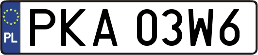 PKA03W6
