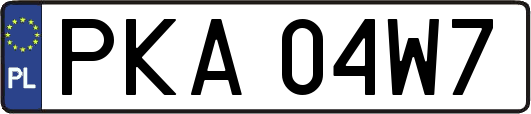 PKA04W7
