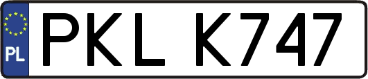 PKLK747