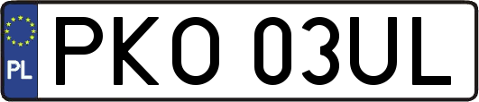 PKO03UL