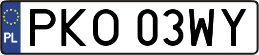 PKO03WY