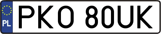 PKO80UK