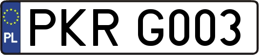 PKRG003