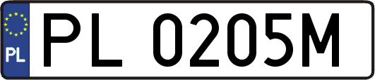 PL0205M