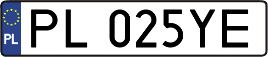 PL025YE