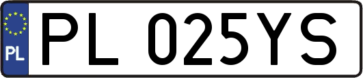 PL025YS