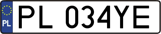 PL034YE