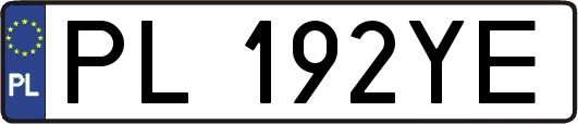 PL192YE