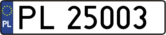 PL25003