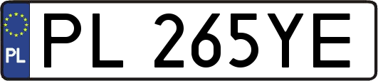 PL265YE