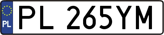 PL265YM