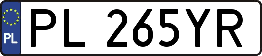 PL265YR