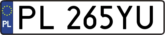 PL265YU