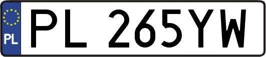 PL265YW