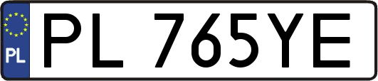 PL765YE