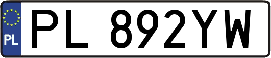 PL892YW
