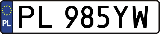 PL985YW