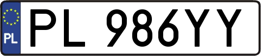 PL986YY