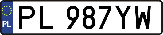 PL987YW