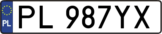 PL987YX