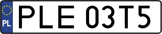 PLE03T5