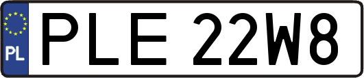 PLE22W8