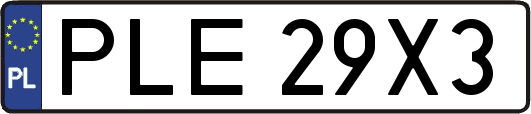 PLE29X3