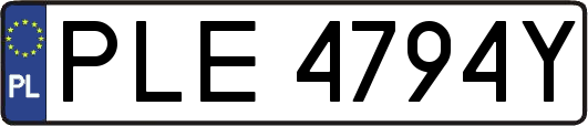 PLE4794Y
