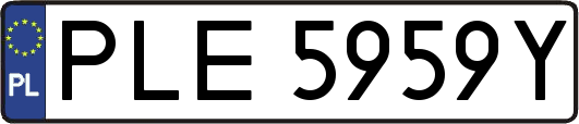 PLE5959Y