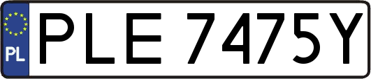 PLE7475Y