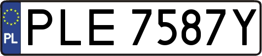 PLE7587Y