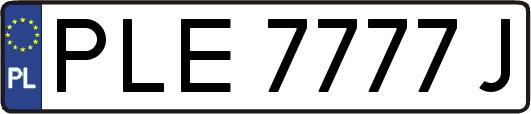 PLE7777J