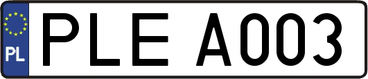 PLEA003