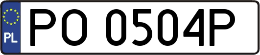 PO0504P