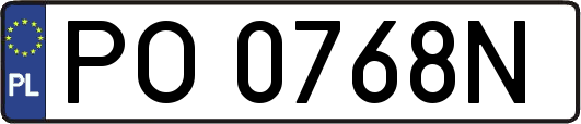 PO0768N